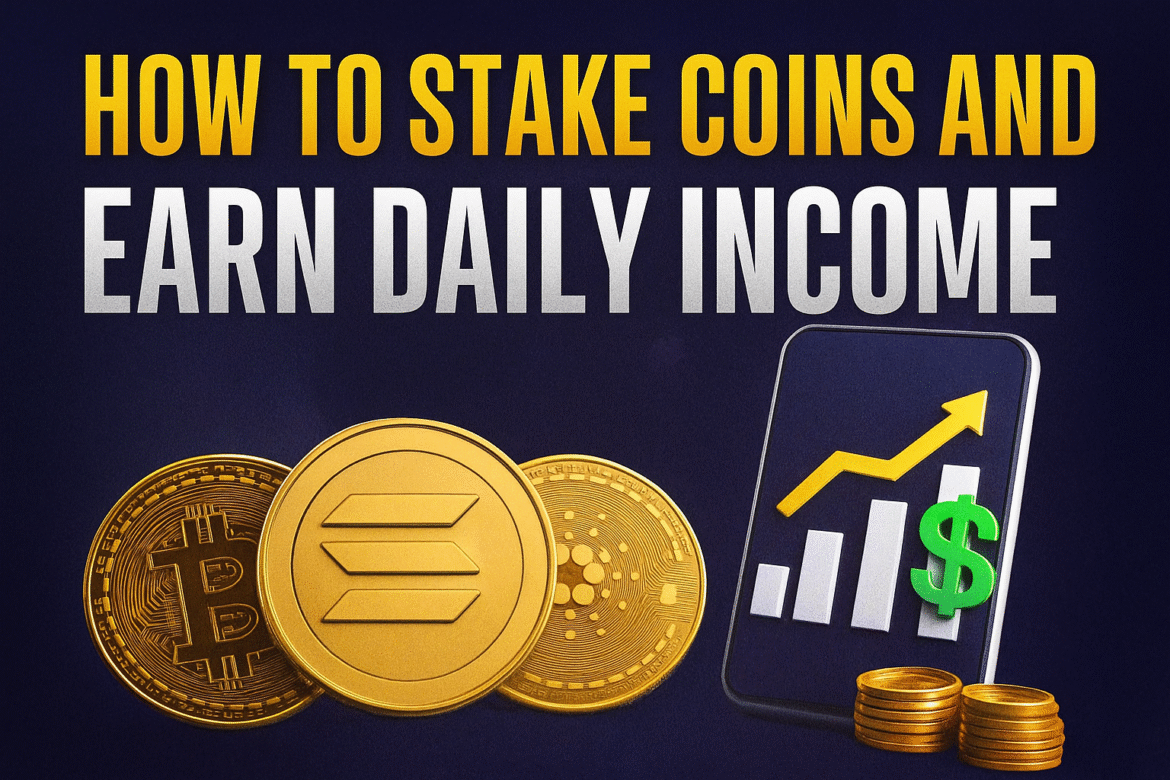 How to Stake Coins and Earn Daily Income